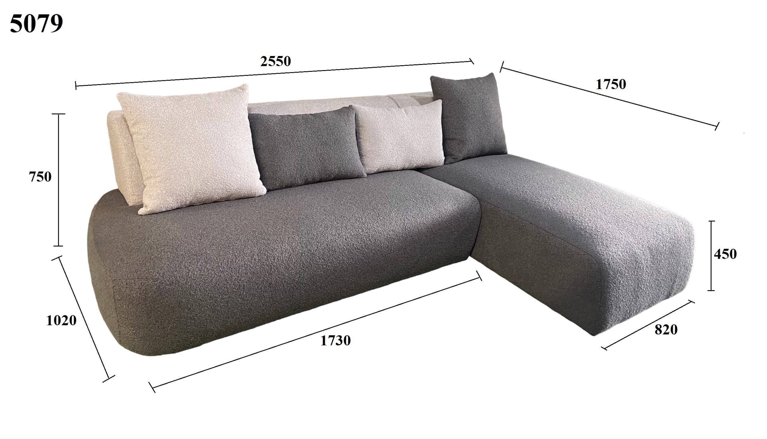 Sofa góc L-5079