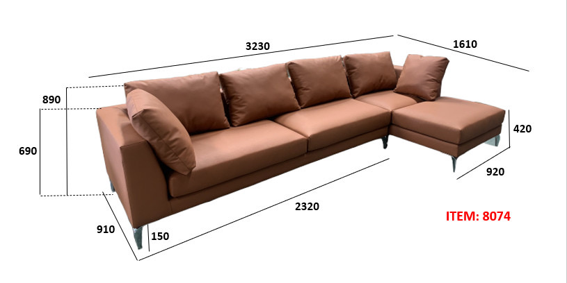 Sofa góc L 8074
